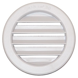 Aeratore Circolare in Plastica Bianco Diametro mm. 145